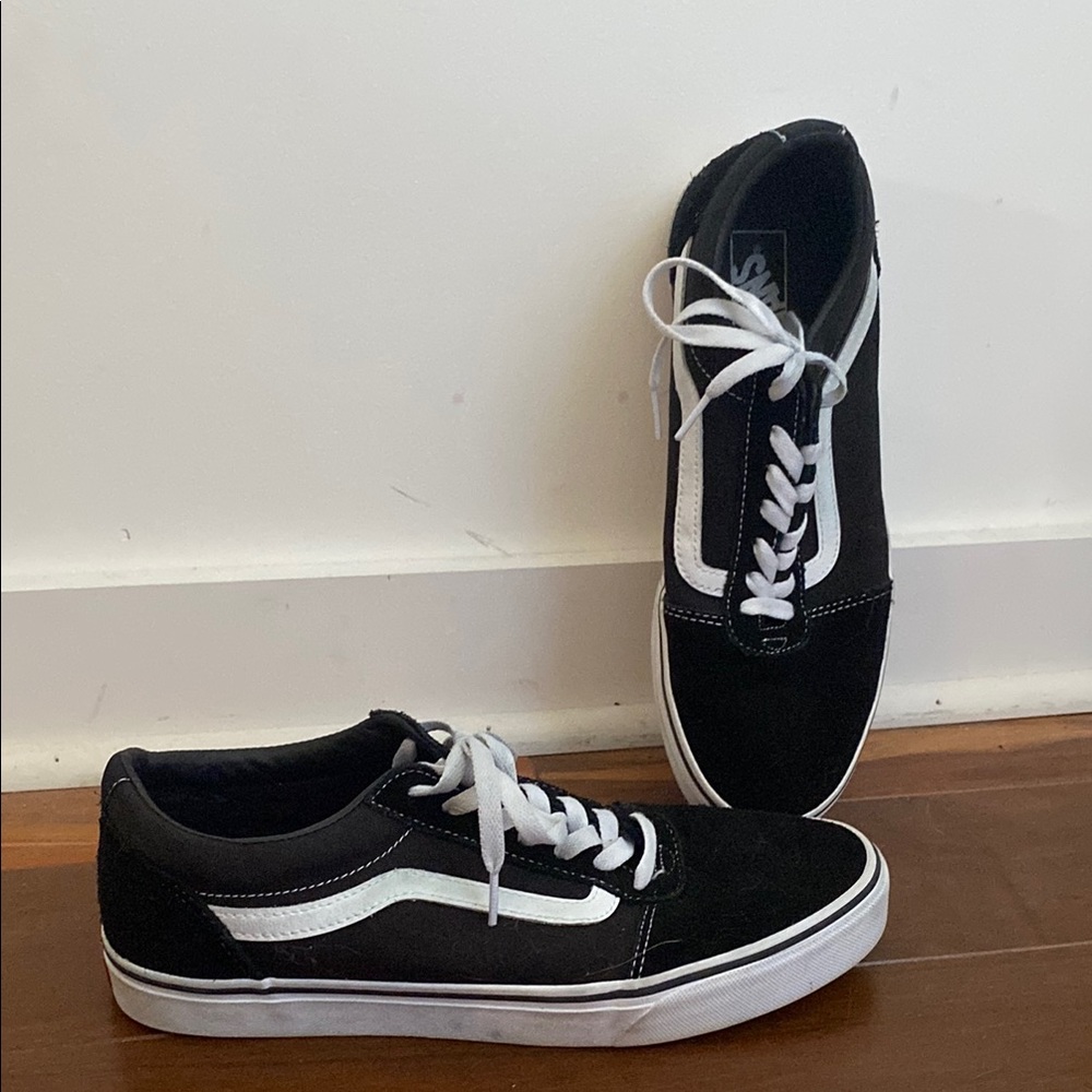 Vans Black and White Classic Sneakers